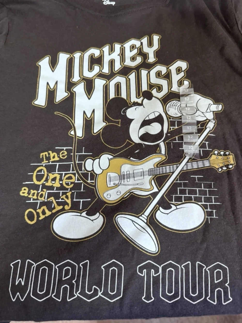Carter's NWT Boy's Size 12 Mickey Mouse Short Sleeve Graphic T-Shirt